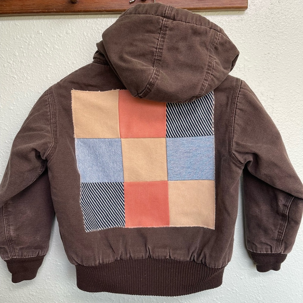 🍄SOLD🍄 Walls Kids Patchwork Brown Jacket